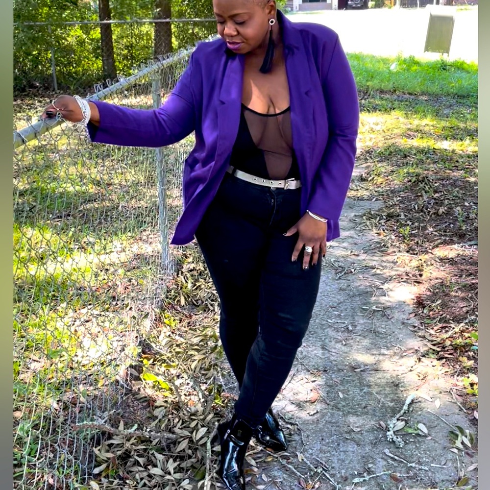 Vintage Purple Blazer